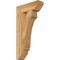Ekena Millwork Imperial Slat Rough Sawn Bracket, Western Red Cedar, 4"W x 14"D x 26"H BKT04X14X26IMP06RWR - alternate 1